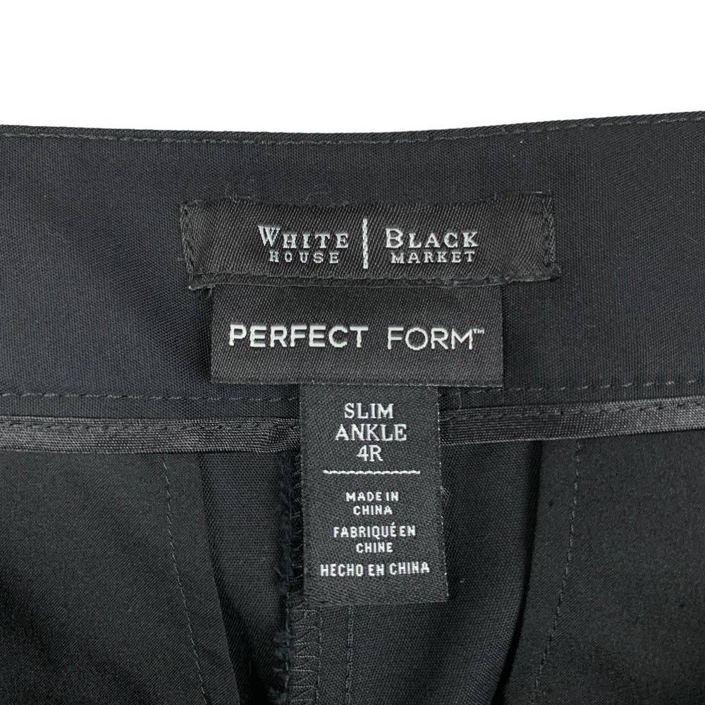 White House Black Market WHBM Pants Perfect Form Slim Ankle Women’s 4 - Picture 6 of 10